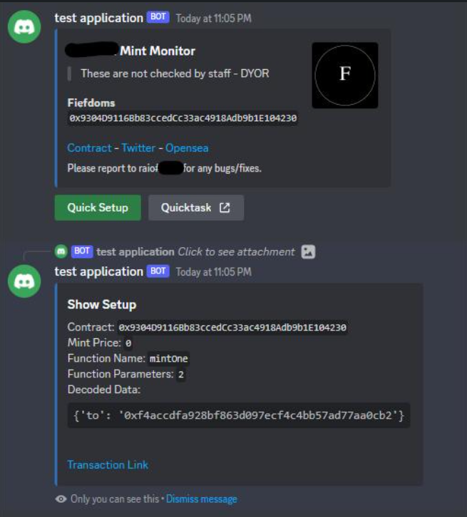 Mint Monitor project preview