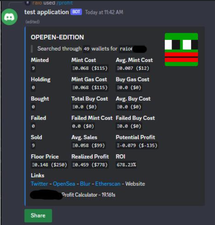 Profit Calculator project preview